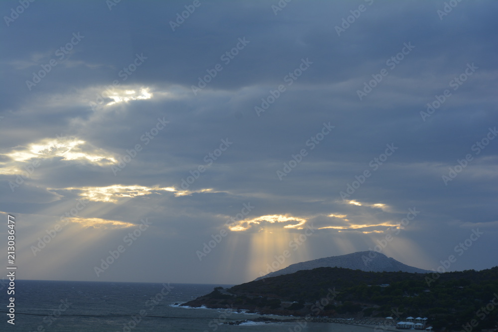 Fototapeta premium rings of sunshine