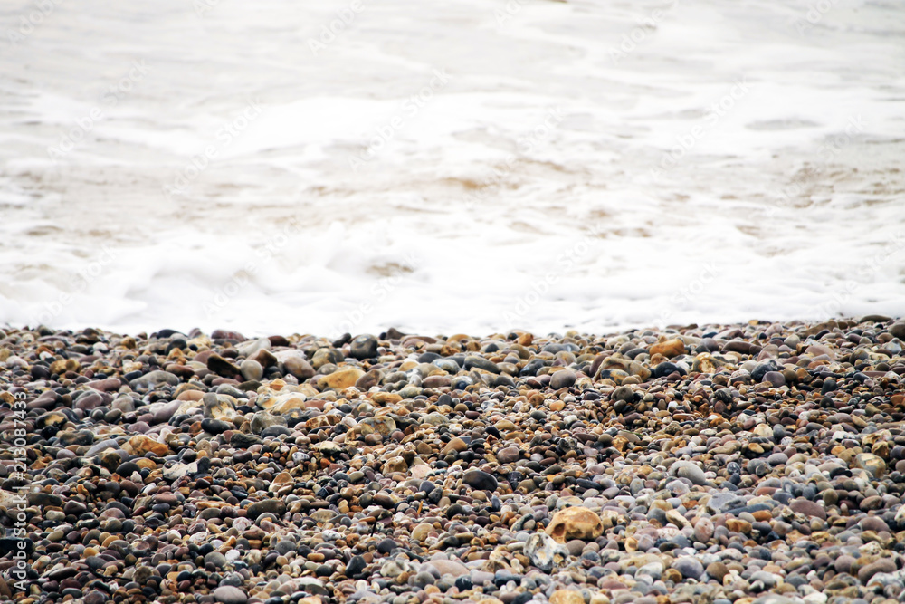 Pebbles on the beach Pebbles on the beach