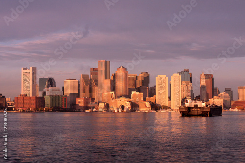 Boston Harbor at dawn © Bernard