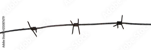 Old grunge barbed wire