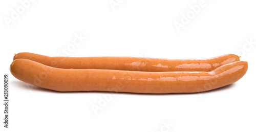 German sausages isolated