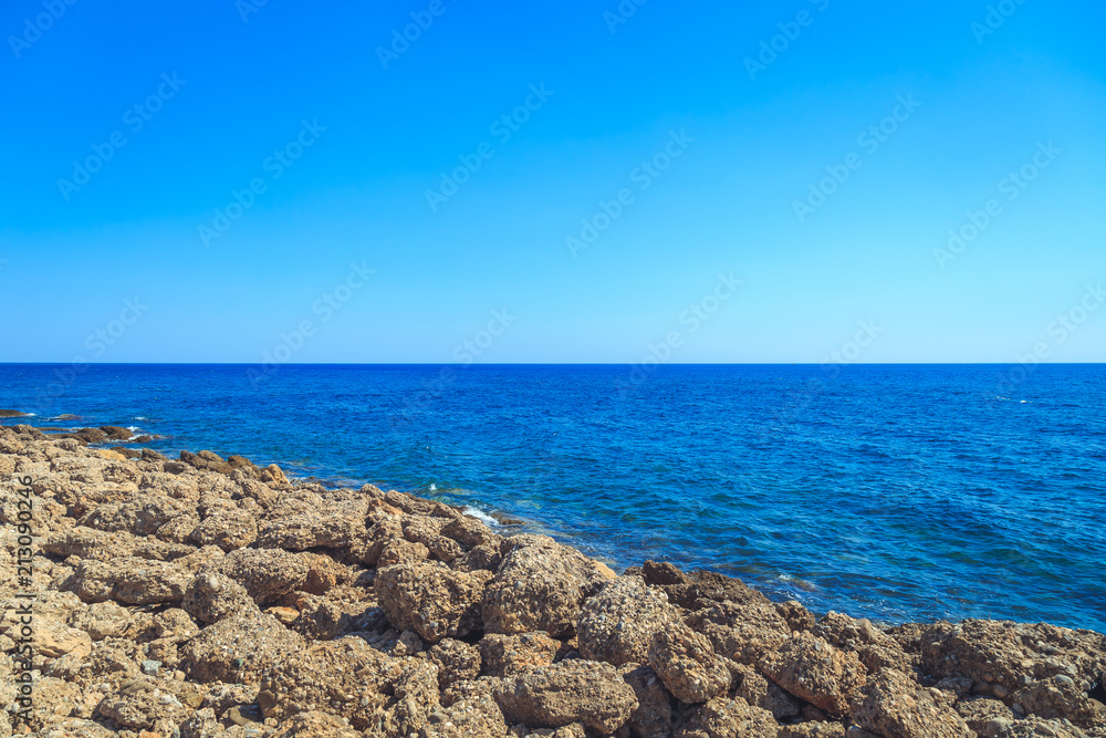 coast of the Mediterranean Sea in Turkey