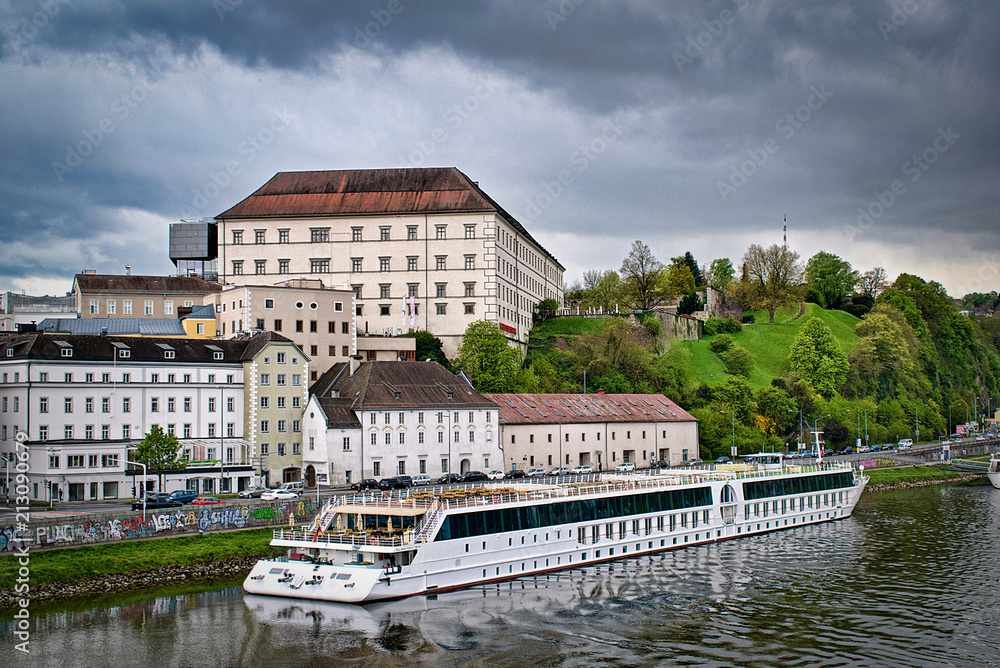 Blick auf das Schloss Linz in Oberösterreich