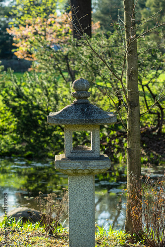 Japanese granite stone lantern © Sander