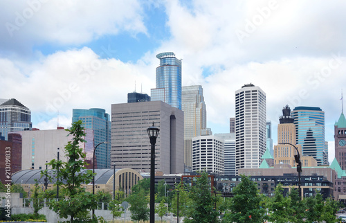 Downtown Minneapolis skyline