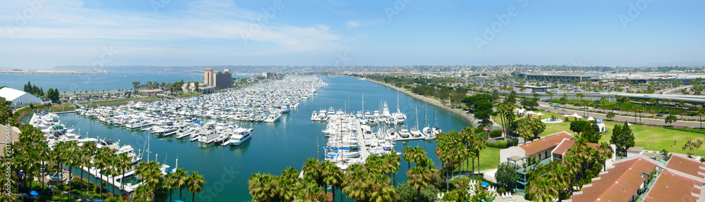 Marina, San Diego, panorama