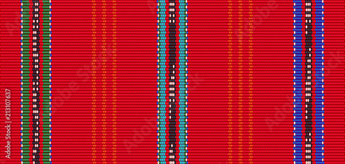 Blanket stripes seamless vector pattern. Background for Cinco de Mayo party decor or ethnic mexican fabric pattern with colorful stripes. Serape gesign