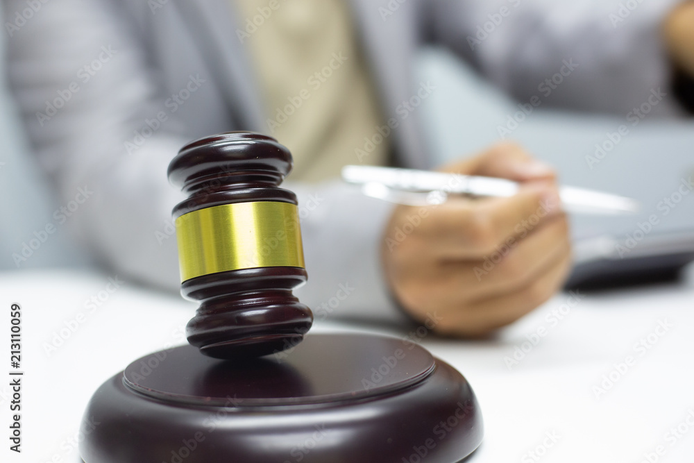 Lawyers are describing the sale transaction of a home sales project.Concepts of law Lawyers are describing the sale transaction of a home sales project.Concepts of law