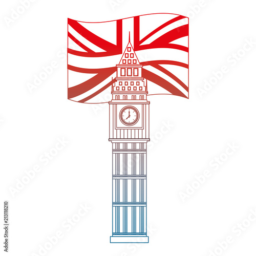 london big ben british flag landmark symbol