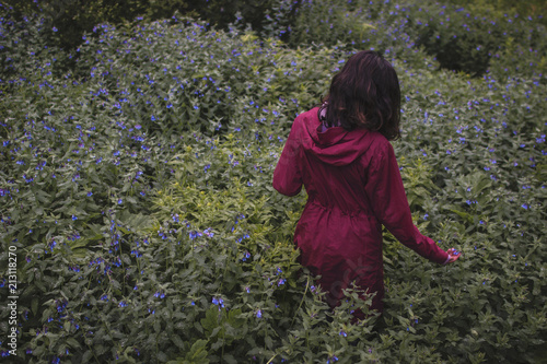 Woman in Wildflowers