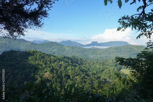 Bible Rock in the central part of Sri Lanka. Bathalegala mountain