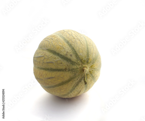 Summer fruits : French melon on white