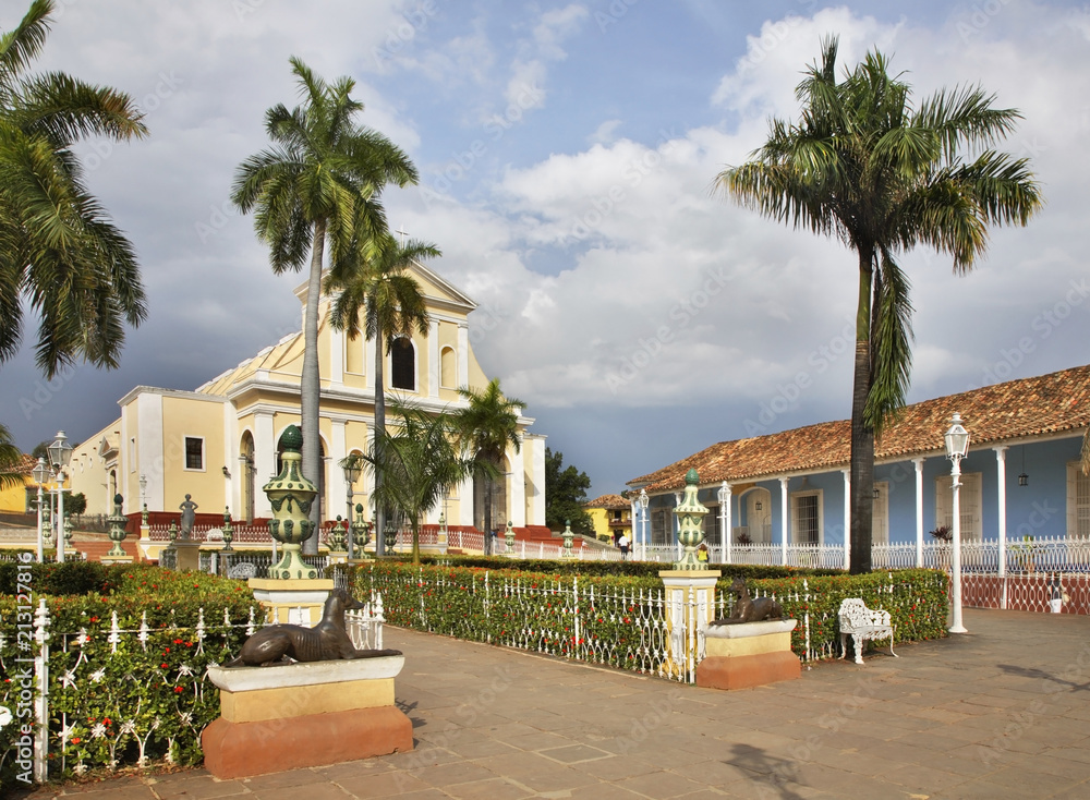 Plaza Mayor in Trinidad. Cuba