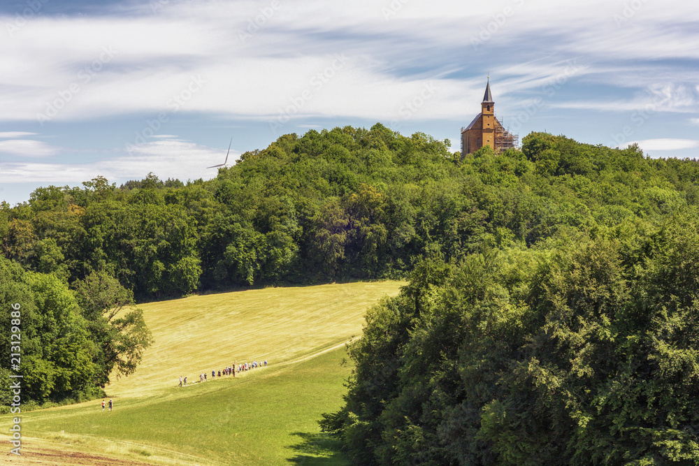 German Mountain Chapel in Bavaria near Bamberg