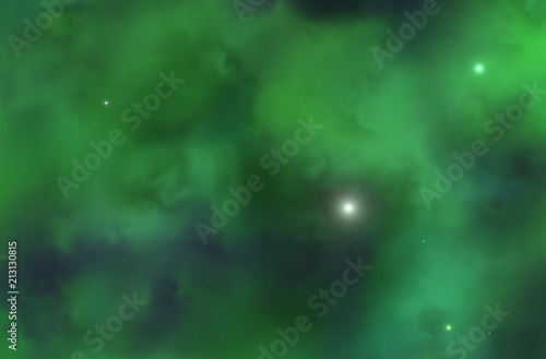 Colorful space nebula. Illustration, for use with projects on science, and education. Plasmatic nebula, deep outer space background with stars. Universe filled with stars, nebula and galaxy photo