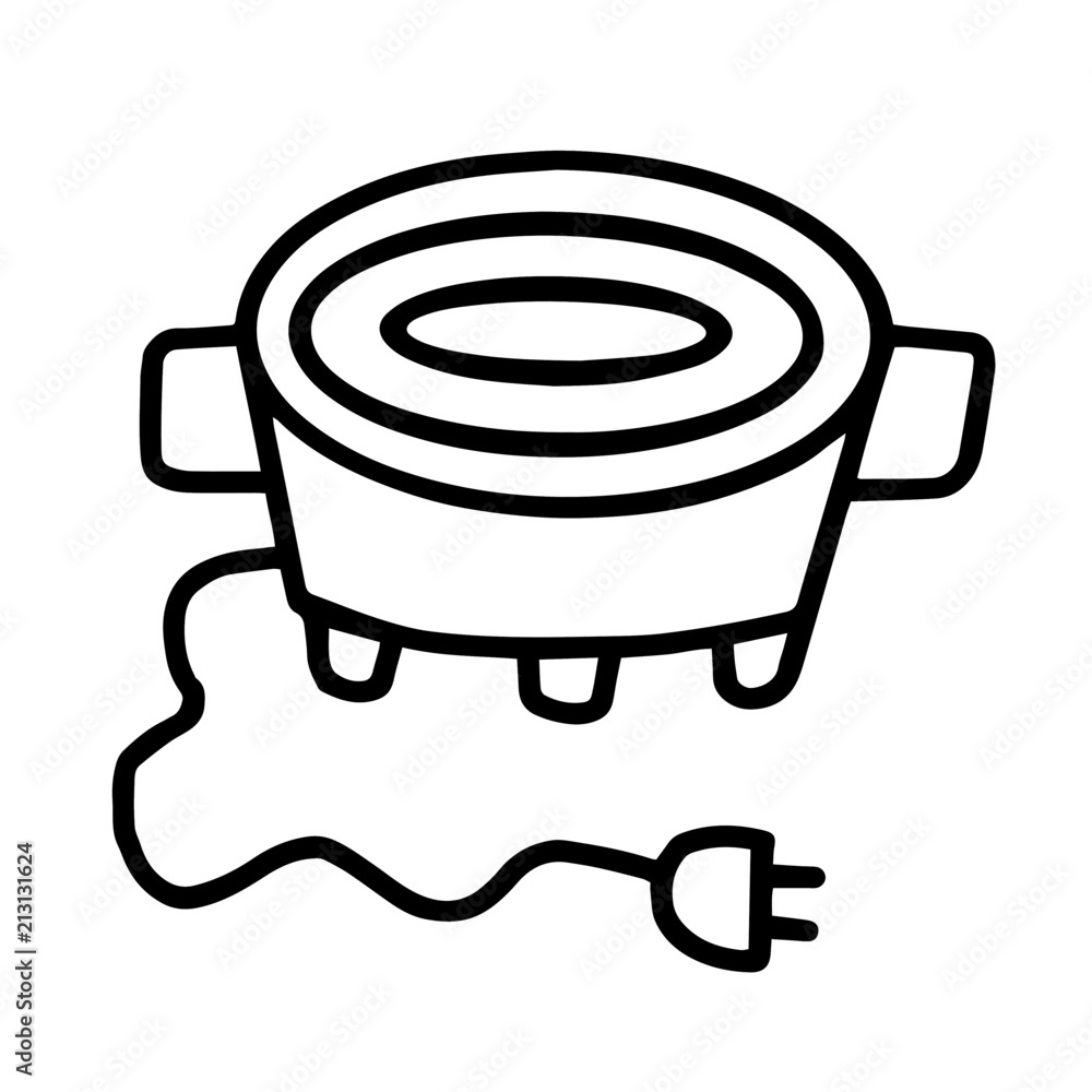 Electric Stove Clipart