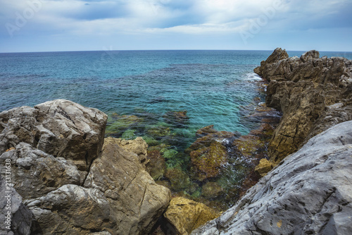 Sicilian Coast at Sicily, Italy near Cefalù © andiz275