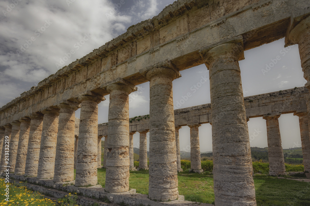 Ancient Temple of Segesta on Sicily