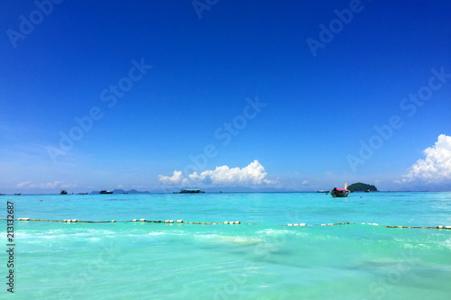 scenery of pattaya beach,Koh Lipe Island,Thailand at noon.Visible Noise,Blur When View at FULL RESOLUTION.