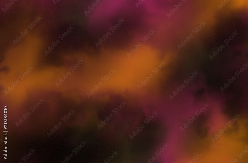 Naklejka premium Colorful space nebula. Illustration, for use with projects on science, and education. Plasmatic nebula, deep outer space background with stars. Universe filled with stars, nebula and galaxy