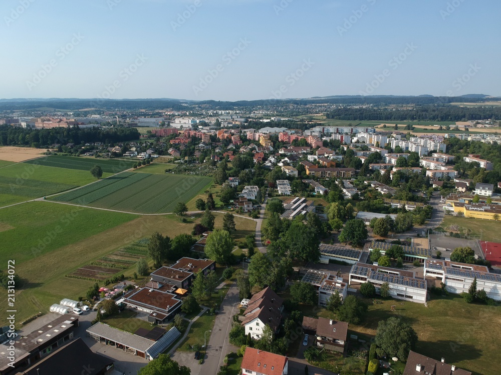 The city near Greifensee