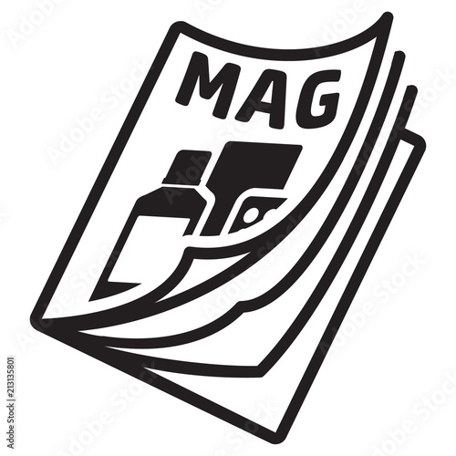 Icon pictogram, Magazine, catalog or product insert, for point of sale and promotion. Ideal for catalogs, informational and advertising material and media