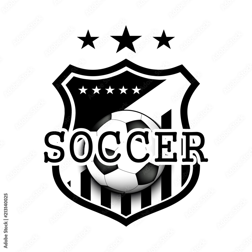 Obraz Soccer logo template design