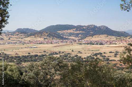 Vistas pueblo rural