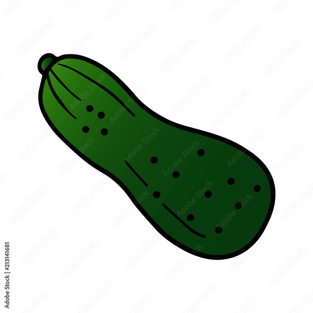 Calabash cartoon illustration isolated on white background for children color book Calabash cartoon illustration isolated on white background for children color book