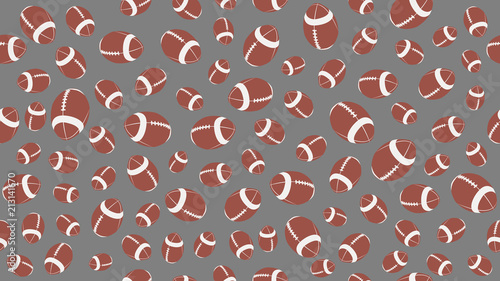 football american ball seamless pettern vector illustration eps10