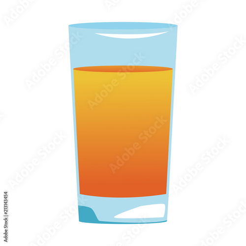 Wallpaper Mural Orange juice cup vector illustration graphic design Torontodigital.ca