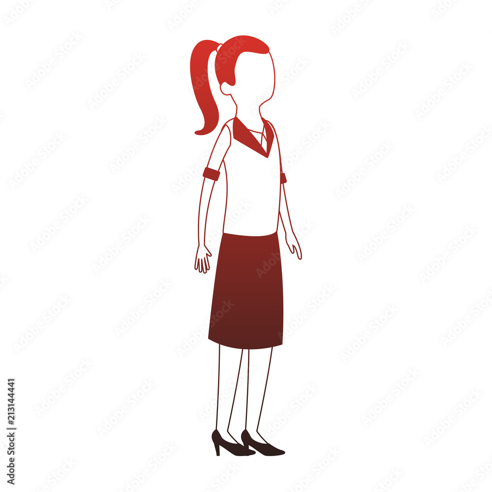 Executive business woman cartoon vector illustration graphic design Executive business woman cartoon vector illustration graphic design