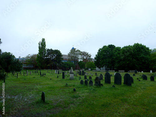 Graveyard in Salem, Masachusetts photo