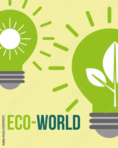 green bulbs light eco world alternative