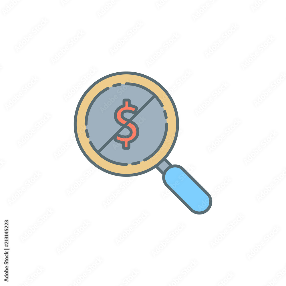money search dusk style line icon. Element of banking icon for mobile concept and web apps. Dusk style money search icon can be used for web and mobile money search dusk style line icon. Element of banking icon for mobile concept and web apps. Dusk style money search icon can be used for web and mobile