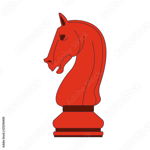 Chess game piece vector illustration graphic design