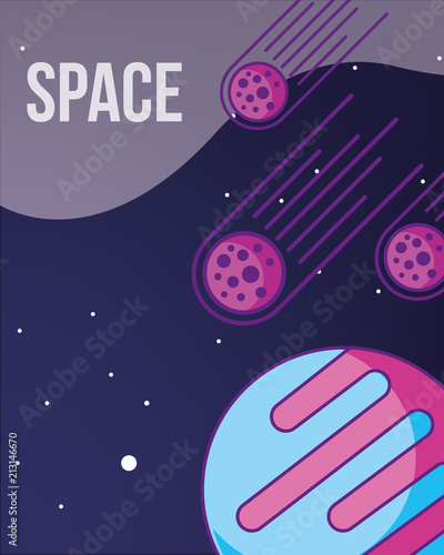 space galaxy cosmic card