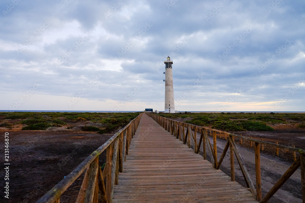 Lighthouse in Morro Jable Fuerteventura Spain Lighthouse in Morro Jable Fuerteventura Spain