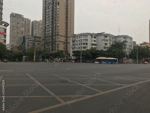中国　四川省　成都　街並み