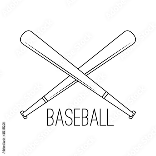 Abstract baseball label