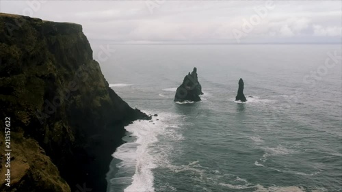 Iceland Vik by drone photo