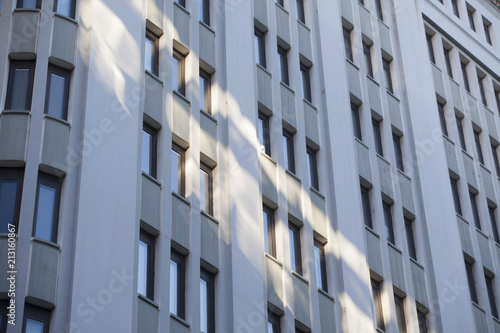 sunlight on building