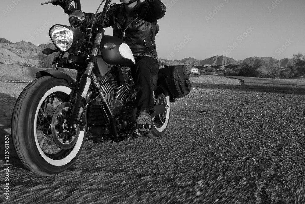 Naklejka premium Desert Chopper Ride