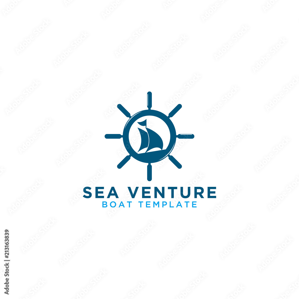 Boat graphic design template Boat graphic design template