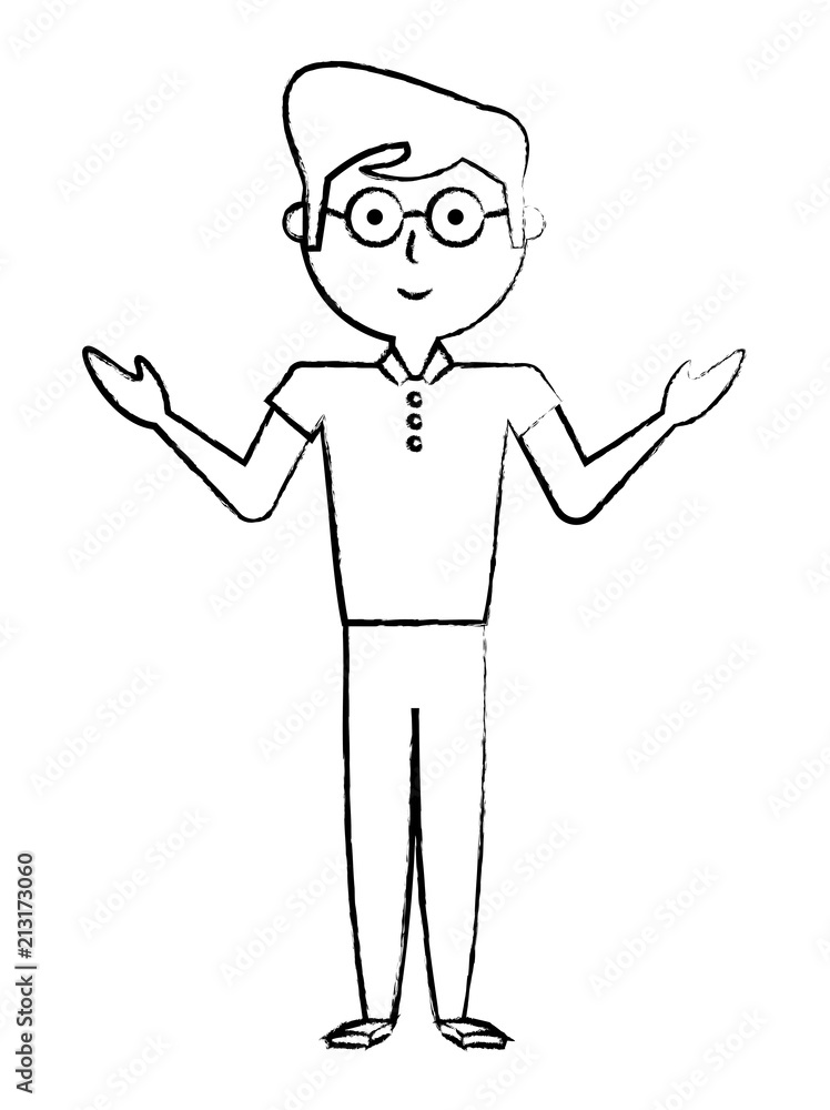 cartoon man icon cartoon man icon