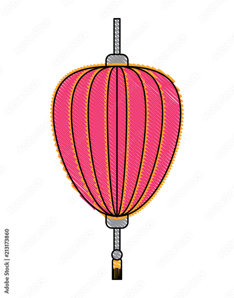 Obraz premium Chinese lanterns design