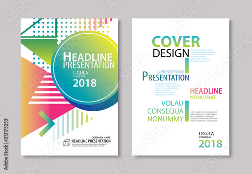 Abstract modern geometric cover and brochure design template background. Use for poster  book  report  corporate  annual  business  magazine  banner  flyer.