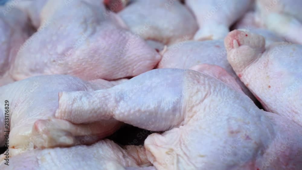 raw chicken leg rotate background raw chicken leg rotate background