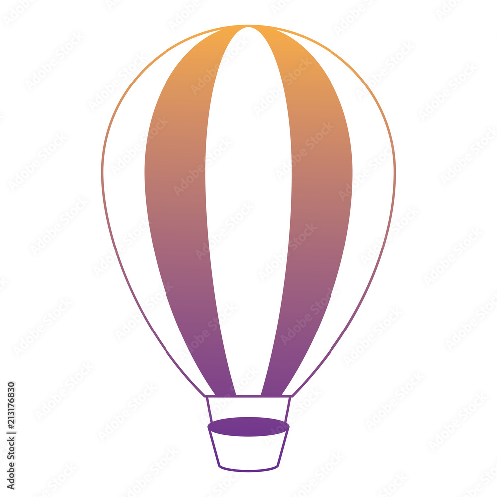 Obraz premium hot air balloon icon