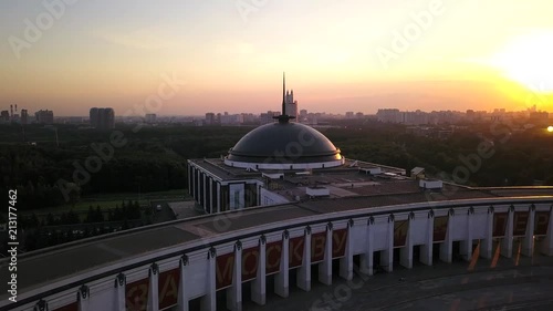 Victory Park at Poklonnaya hill Moscow architecture view
